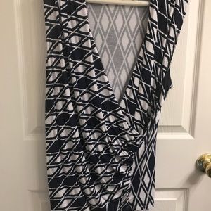 41 Hawthorn cross front knit top, Large, VGUC